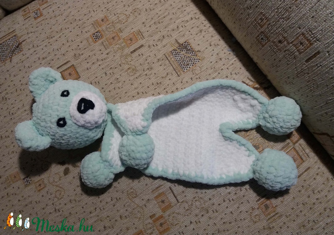 Macis szundikendő - játék & sport - 3 éves kor alattiaknak - alvóka & rongyi - Meska.hu