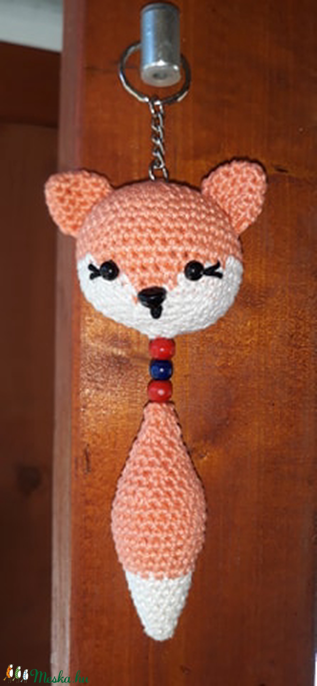 Róka kulcstartó - táska & tok - kulcstartó & táskadísz - kulcstartó - Meska.hu