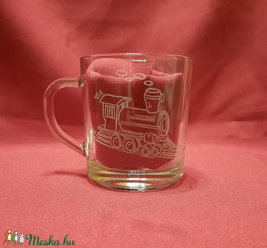 Bögre mozdony mintával -  - Meska.hu