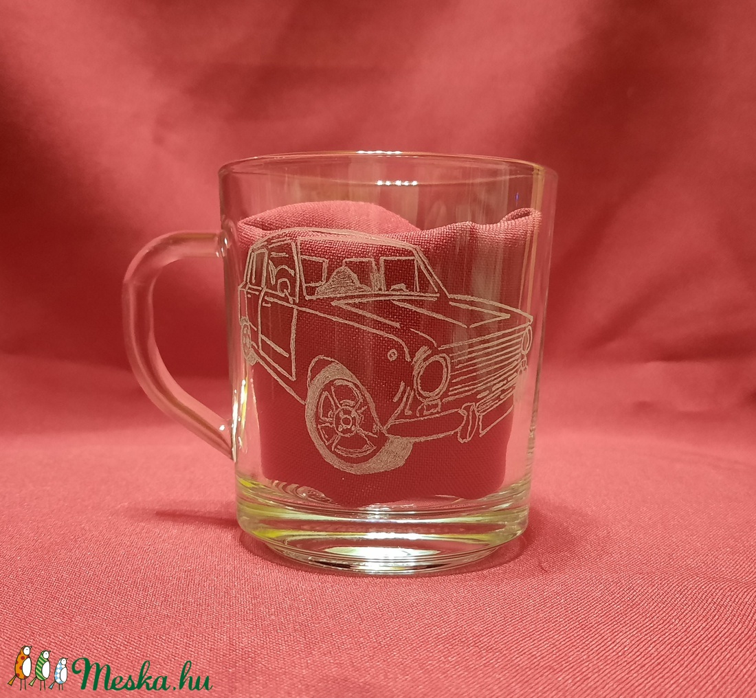 Bögre retro autóval -  - Meska.hu