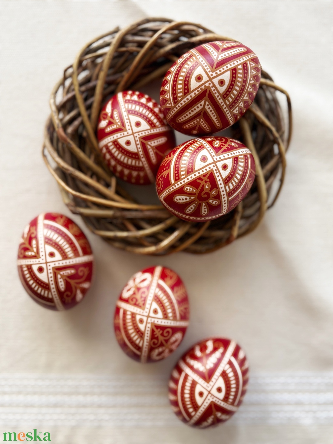 Hímestojás (húsvéti tojás) - otthon & életmód - dekoráció - asztal és polc dekoráció - asztaldísz - Meska.hu