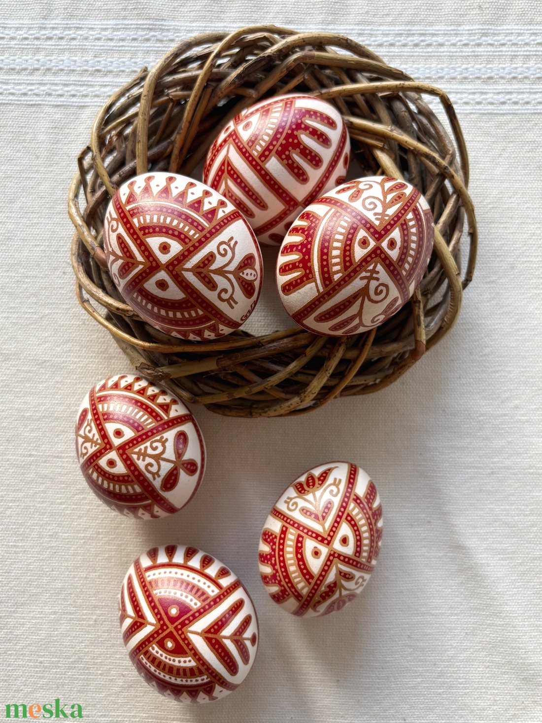 Hímestojás (húsvéti tojás) - otthon & életmód - dekoráció - asztal és polc dekoráció - asztaldísz - Meska.hu