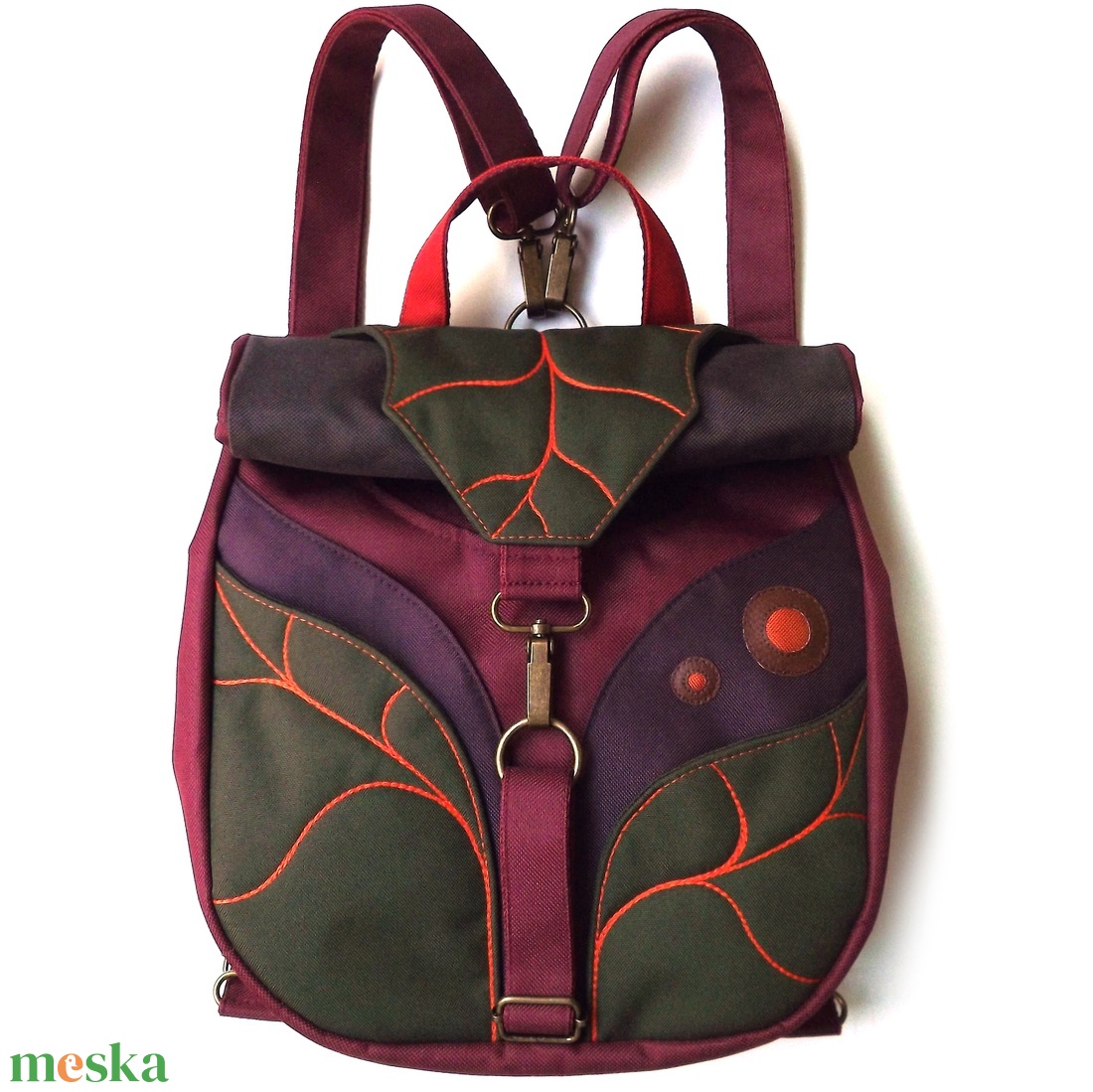 Hátizsák/válltáska - táska & tok - variálható táska - Meska.hu