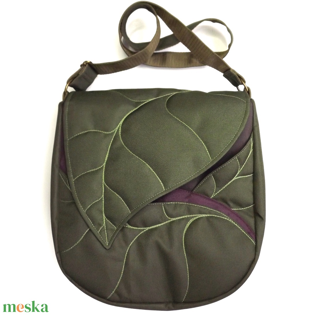 Nagyméretű válltáska - táska & tok - kézitáska & válltáska - vállon átvethető táska - Meska.hu