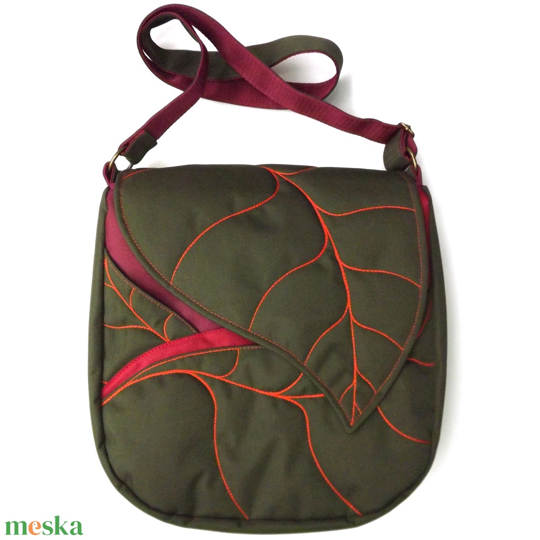 Nagyméretű válltáska - táska & tok - kézitáska & válltáska - vállon átvethető táska - Meska.hu