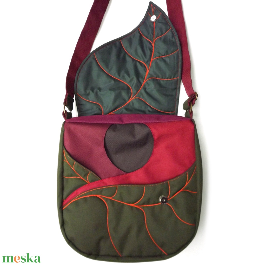 Nagyméretű válltáska - táska & tok - kézitáska & válltáska - vállon átvethető táska - Meska.hu