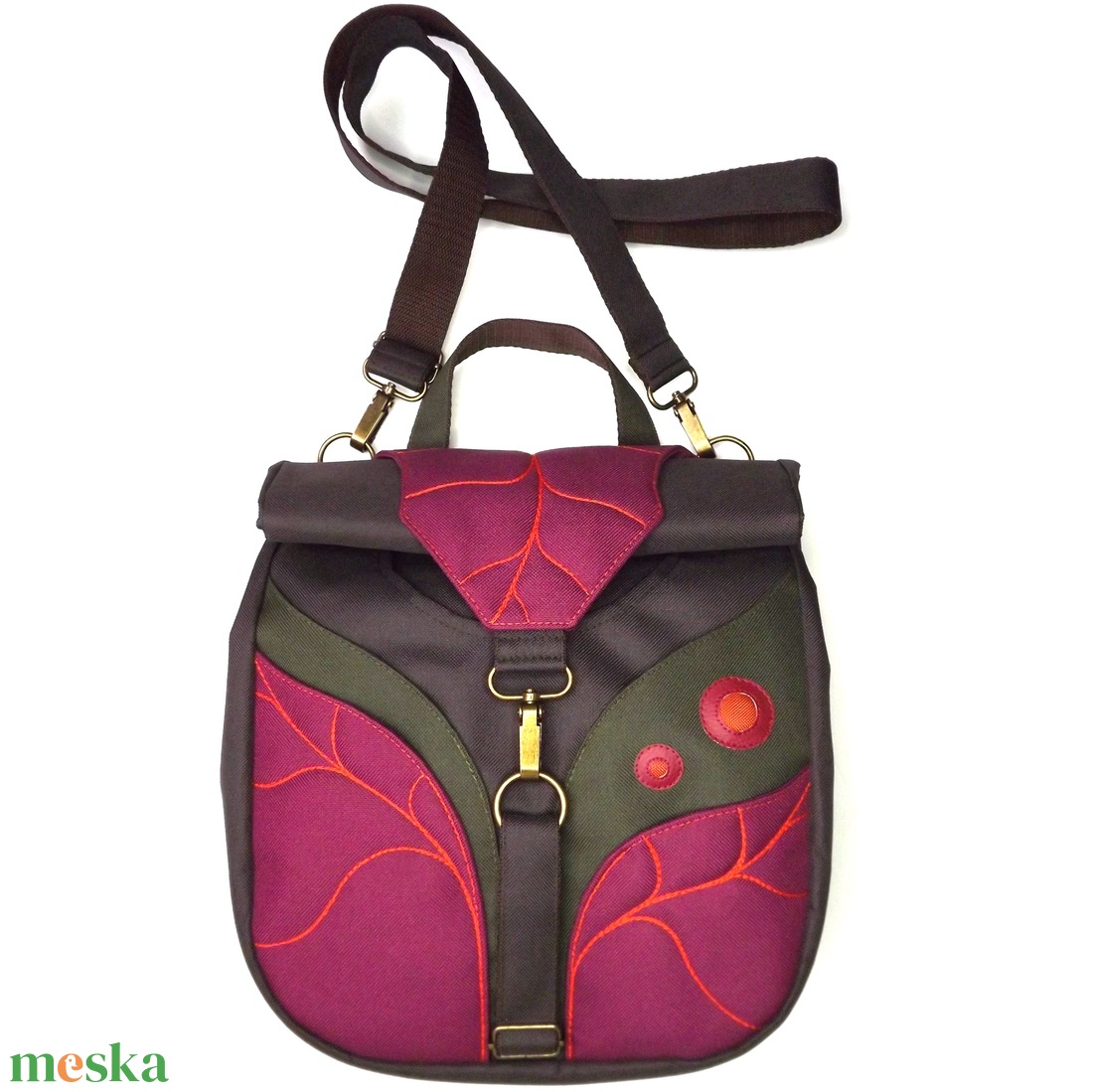Hátizsák/válltáska - táska & tok - variálható táska - Meska.hu