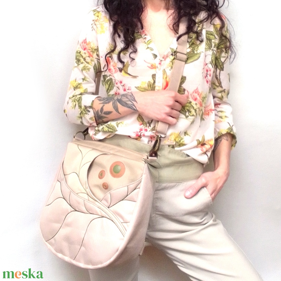 Kishátizsák/válltáska - táska & tok - variálható táska - Meska.hu