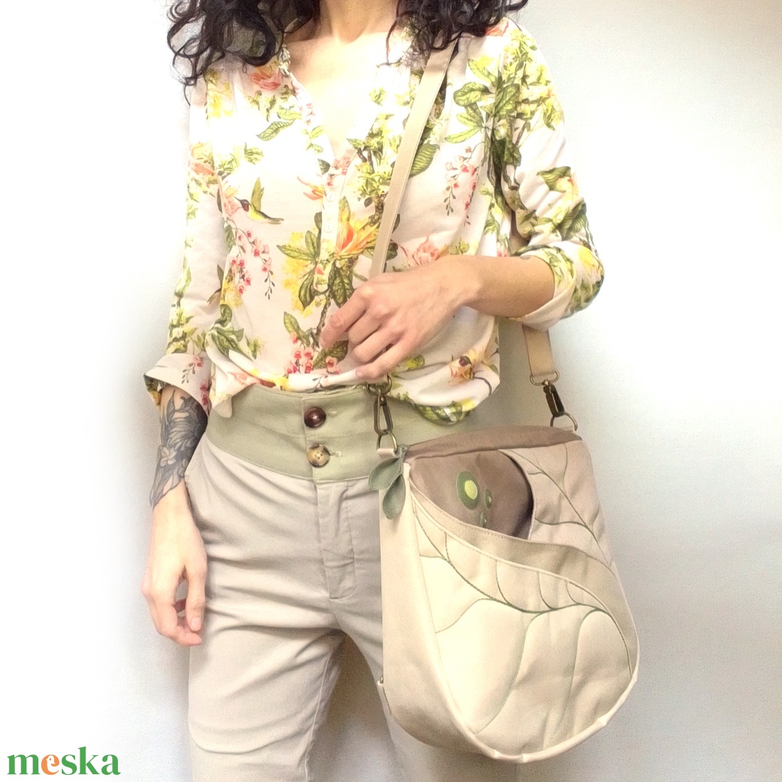 Kishátizsák/válltáska - táska & tok - variálható táska - Meska.hu