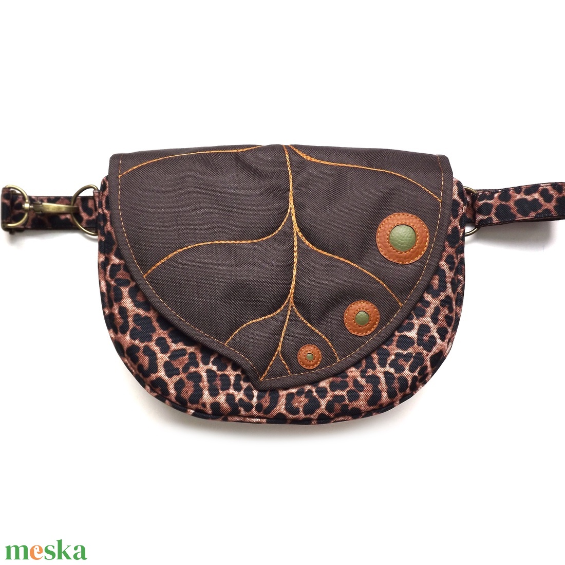 Nagyméretű övtáska - táska & tok - kézitáska & válltáska - válltáska - Meska.hu