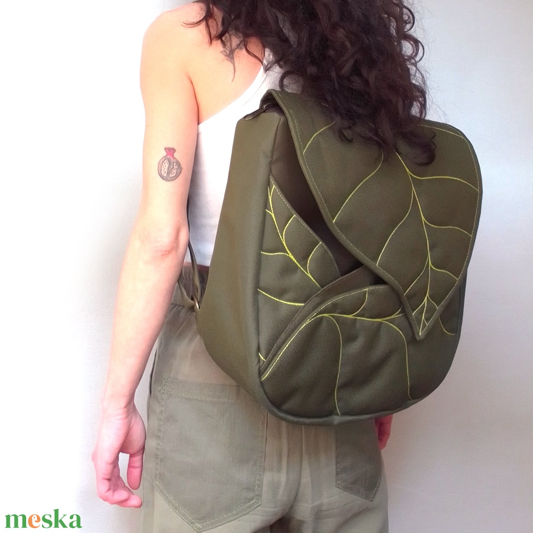 Nagyméretű hátizsák - táska & tok - kézitáska & válltáska - vállon átvethető táska - Meska.hu