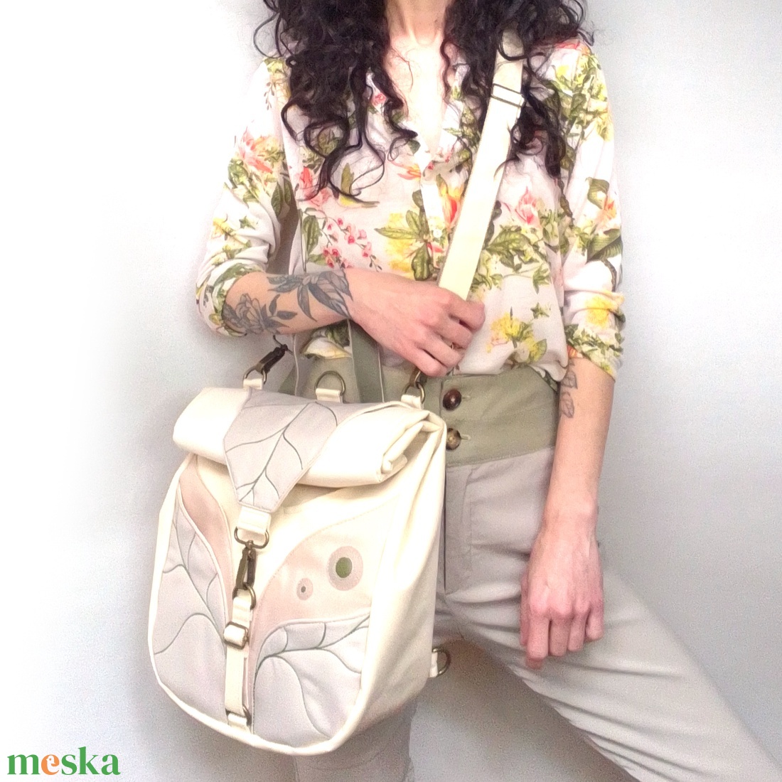 Hátizsák/válltáska - táska & tok - variálható táska - Meska.hu