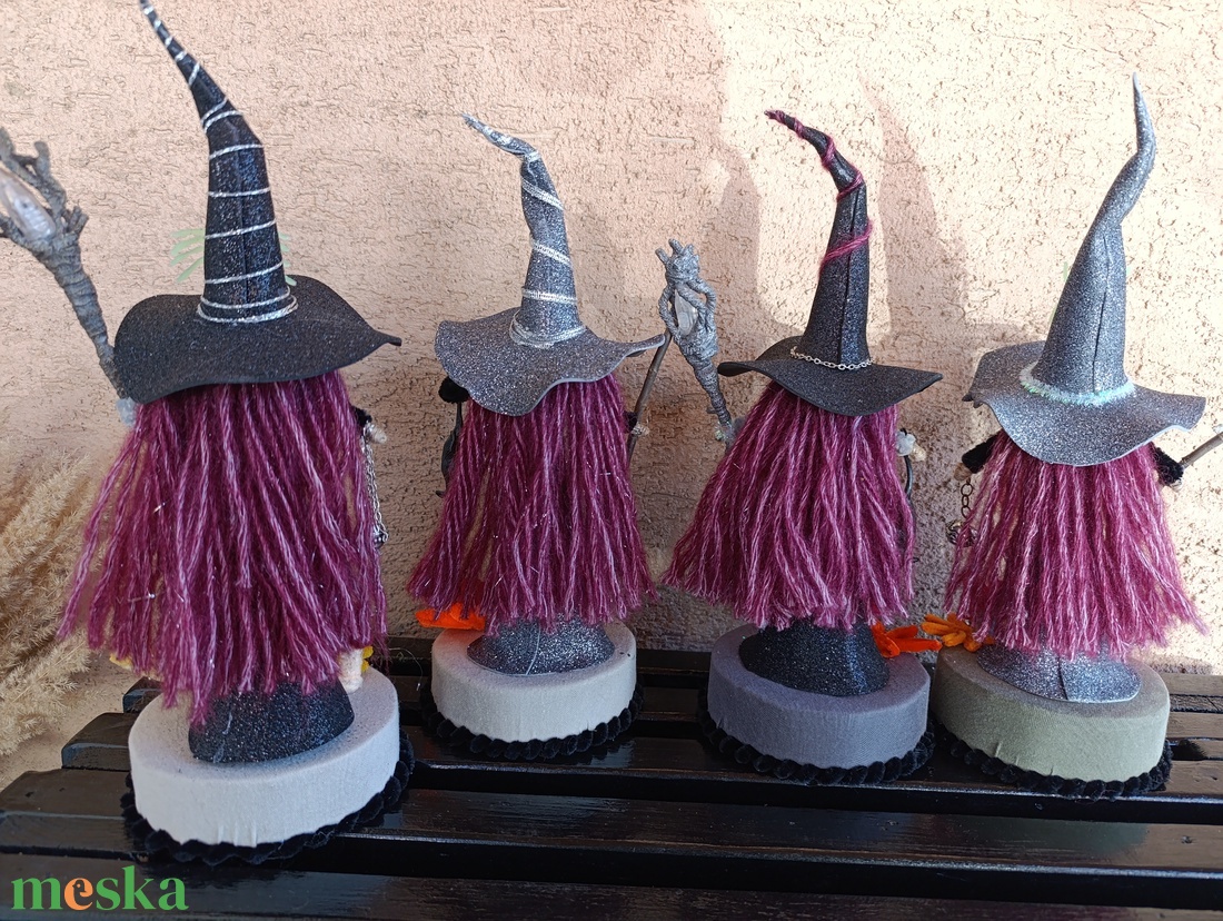 Őszi boszorkány dekor Halloween dekor   - otthon & életmód - dekoráció - halloween - halloweeni figurák - Meska.hu
