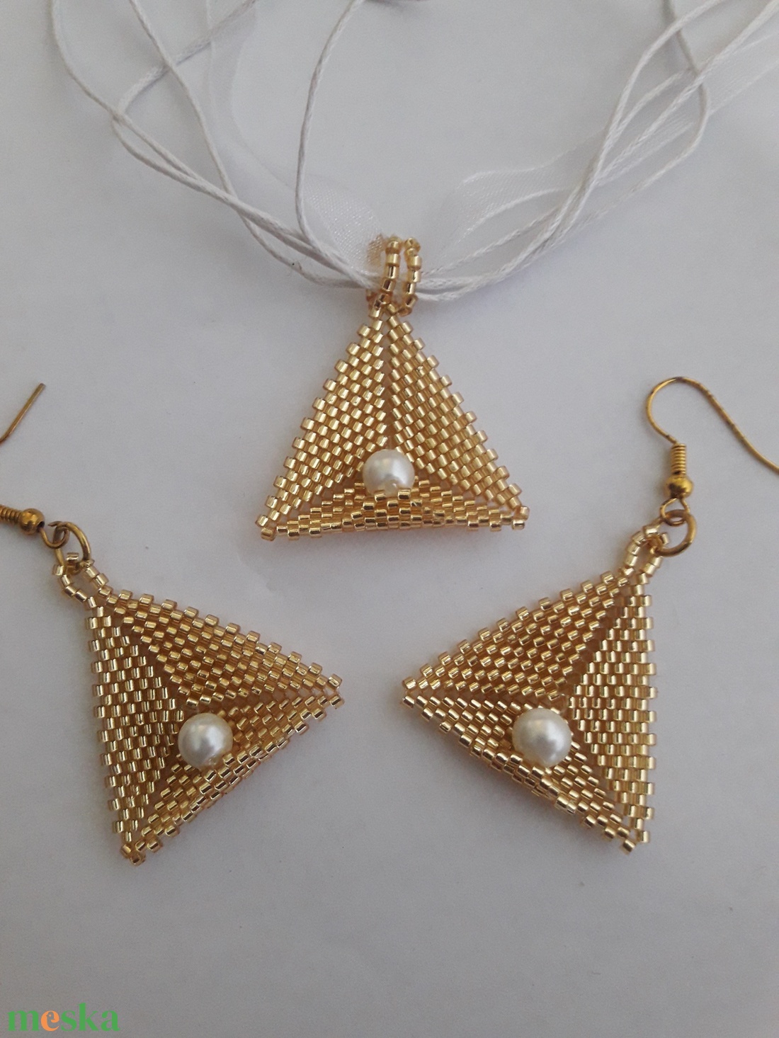 Különleges ékszerszett aranyból - ékszer - ékszerszett - Meska.hu