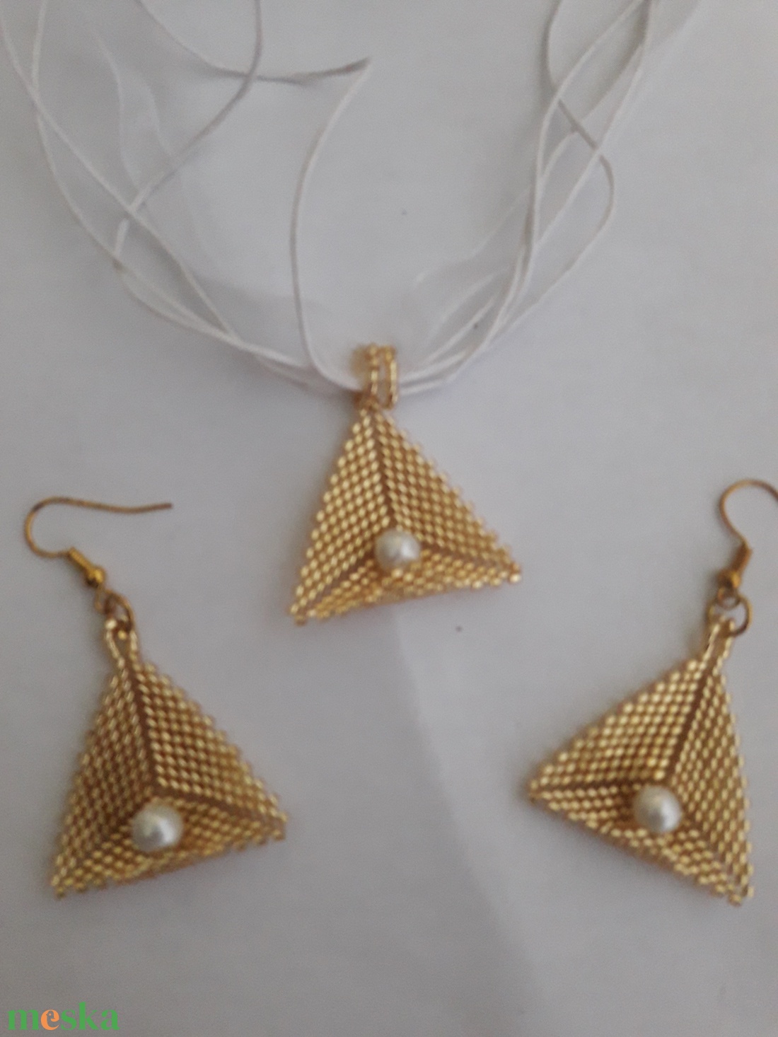 Különleges ékszerszett aranyból - ékszer - ékszerszett - Meska.hu