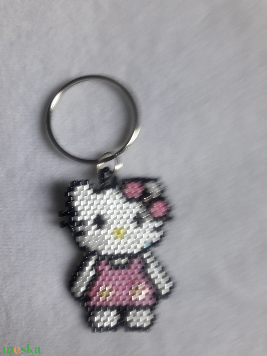 Helló Kitty kulcstartó - táska & tok - kulcstartó & táskadísz - kulcstartó - Meska.hu