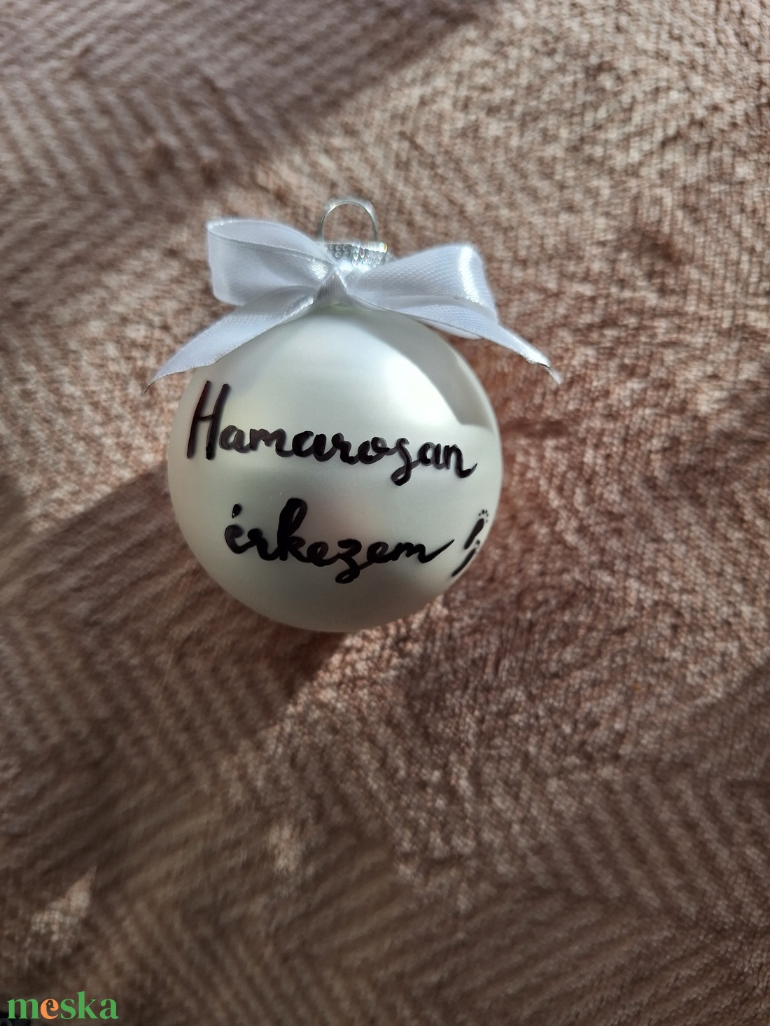 Karacsonyi babaváró gömb - karácsony - karácsonyi lakásdekoráció - karácsonyfadíszek - Meska.hu Karacsonyi babaváró gömb - karácsony - karácsonyi lakásdekoráció - karácsonyfadíszek - Meska.hu