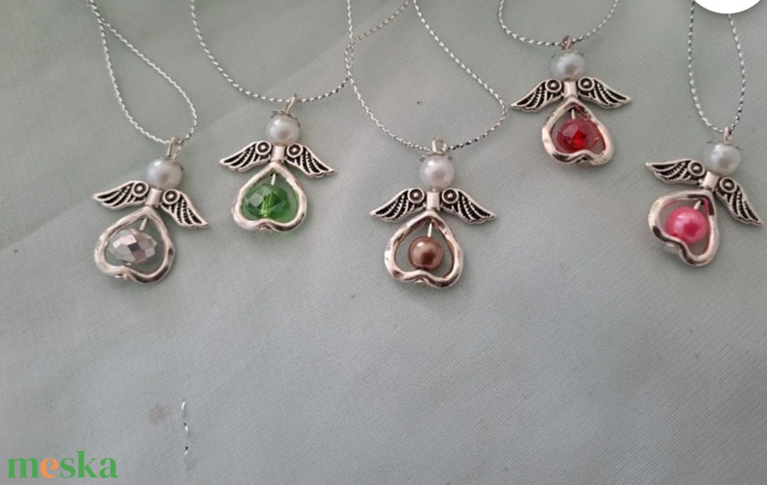 Csinos kis angyalkák - karácsony - karácsonyi lakásdekoráció - karácsonyfadíszek - Meska.hu