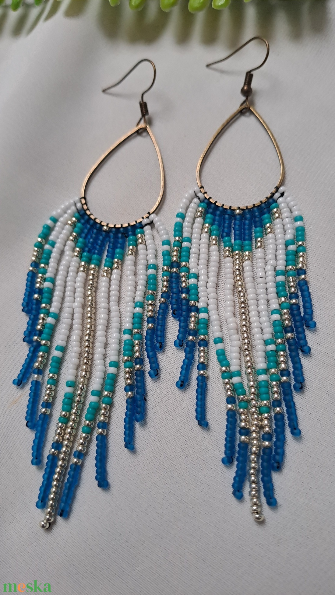 Zille - fülbevaló - ékszer - fülbevaló - lógó fülbevaló - Meska.hu