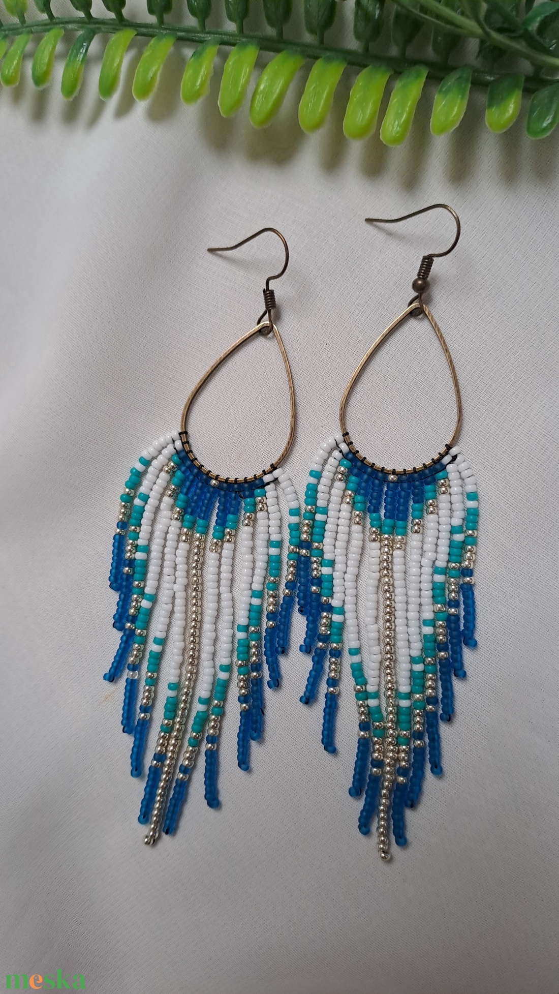 Zille - fülbevaló - ékszer - fülbevaló - lógó fülbevaló - Meska.hu