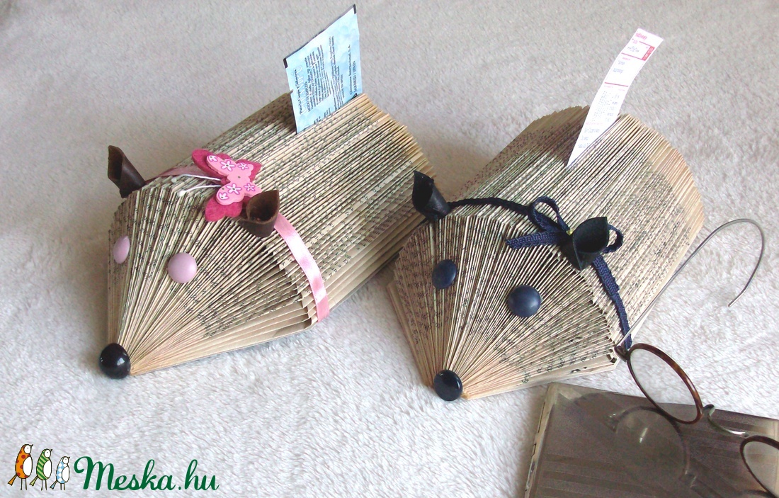 Levél-, csekk és bármi más tartó süni -  - Meska.hu