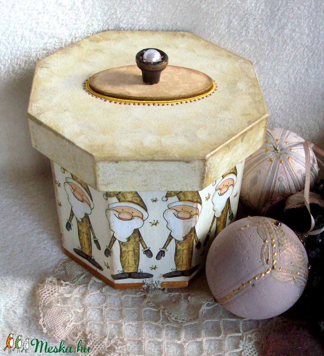 Téli vintage doboz - Mézeskalács illat - - - Meska.hu Téli vintage doboz - Mézeskalács illat - - - Meska.hu