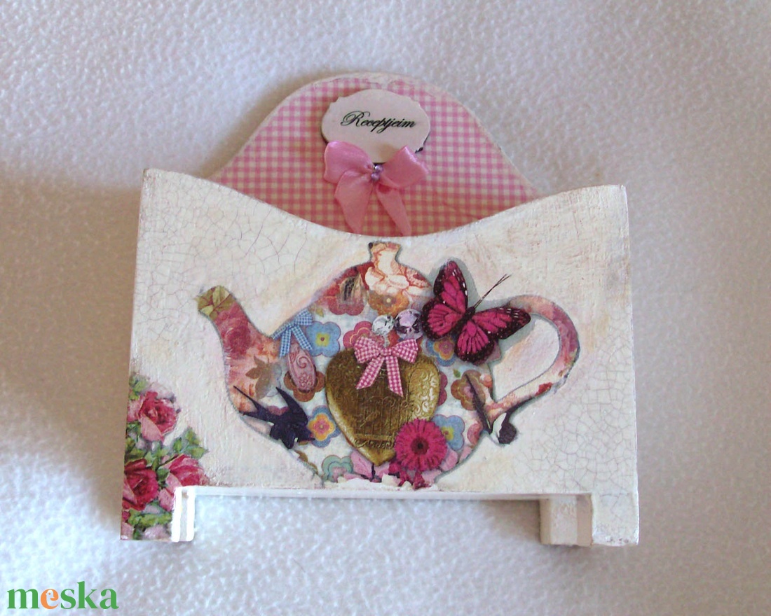Tea Time- és recepttartó-, tolltartó - otthon & életmód - konyhafelszerelés, tálalás - konyhai tárolás - fűszertartó - Meska.hu Tea Time- és recepttartó-, tolltartó - otthon & életmód - konyhafelszerelés, tálalás - konyhai tárolás - fűszertartó - Meska.hu