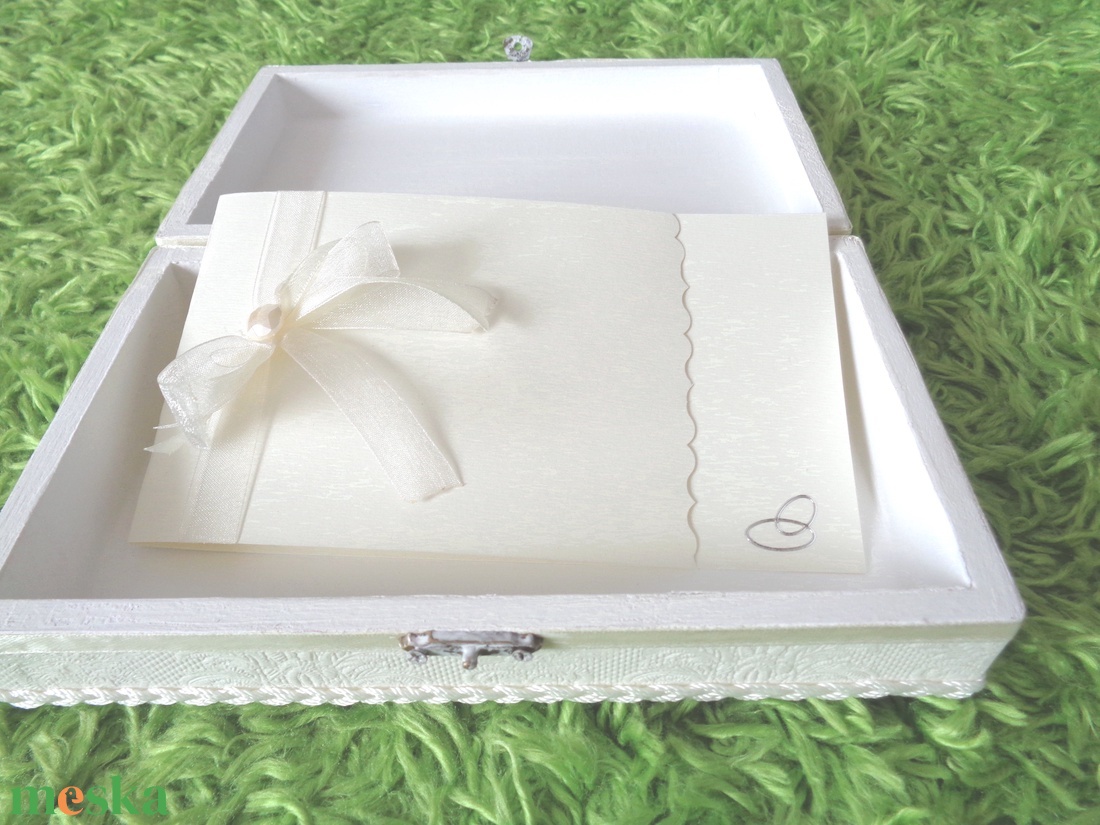 ESKÜVŐI PÉNZÁTADÓ, PÉNZES DOBOZ   - esküvő - emlék & ajándék - doboz - Meska.hu