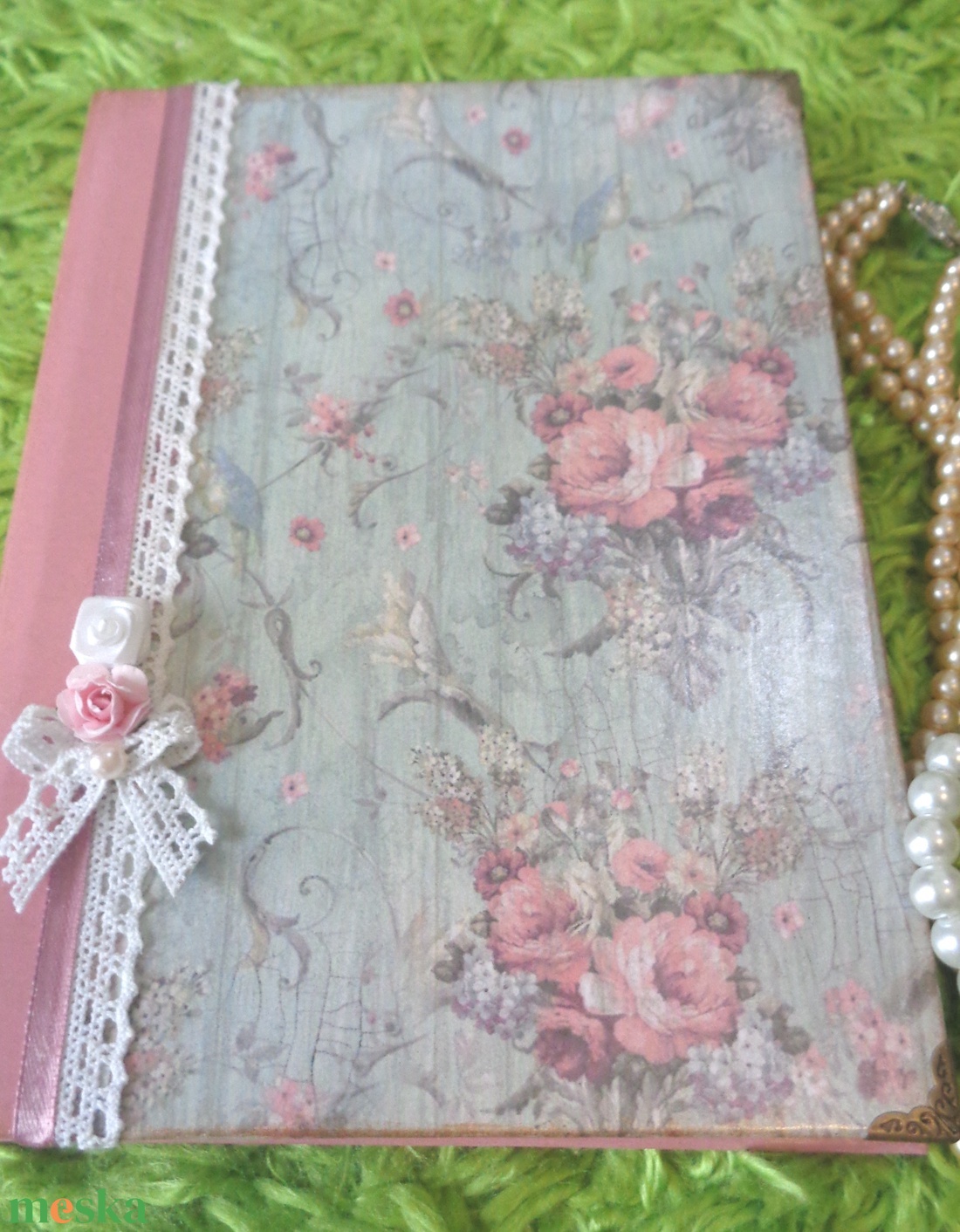  Emlékkönyv - Romantikus rózsás - könyv & zene - könyv - Meska.hu