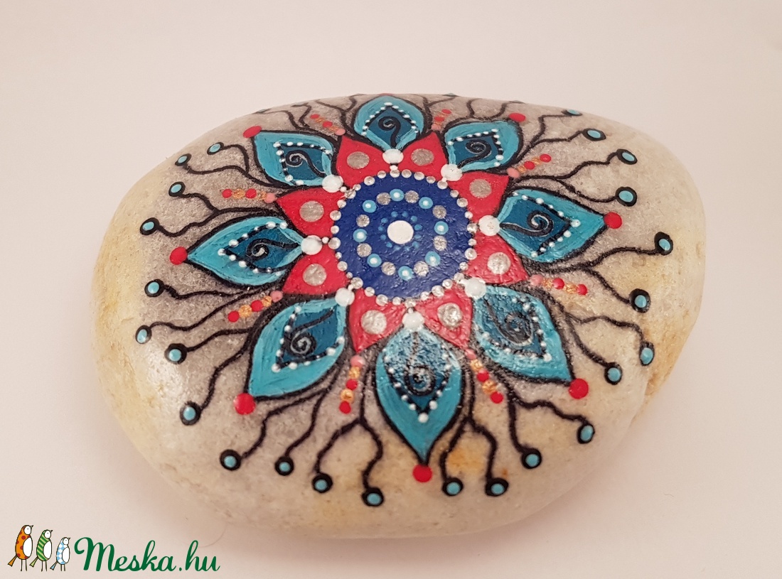 Festett kavics mandala - - Meska.hu Festett kavics mandala - - Meska.hu