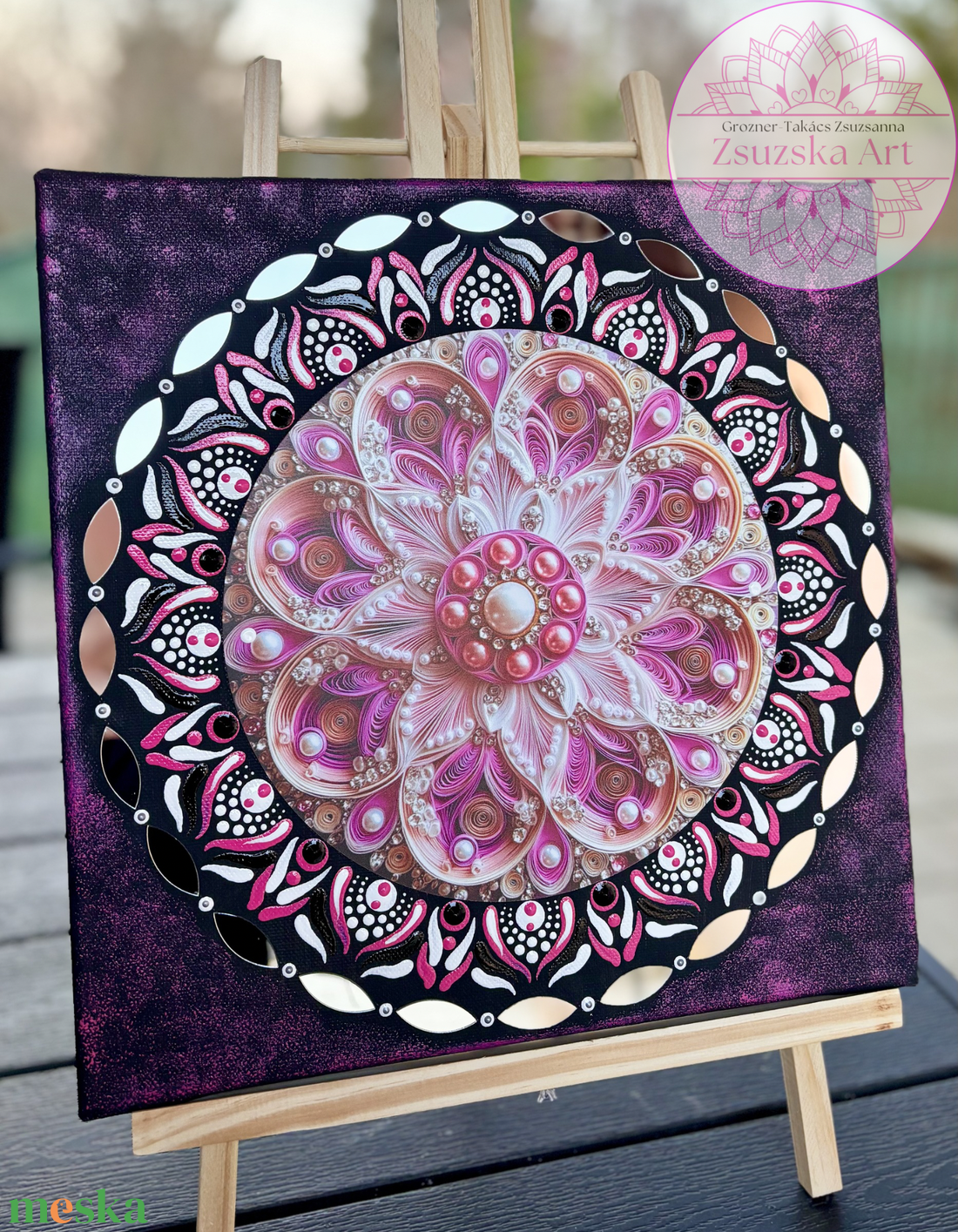 Mandala falikép - dekoráció - otthon & életmód - dekoráció - spiritualitás - mandala - Meska.hu