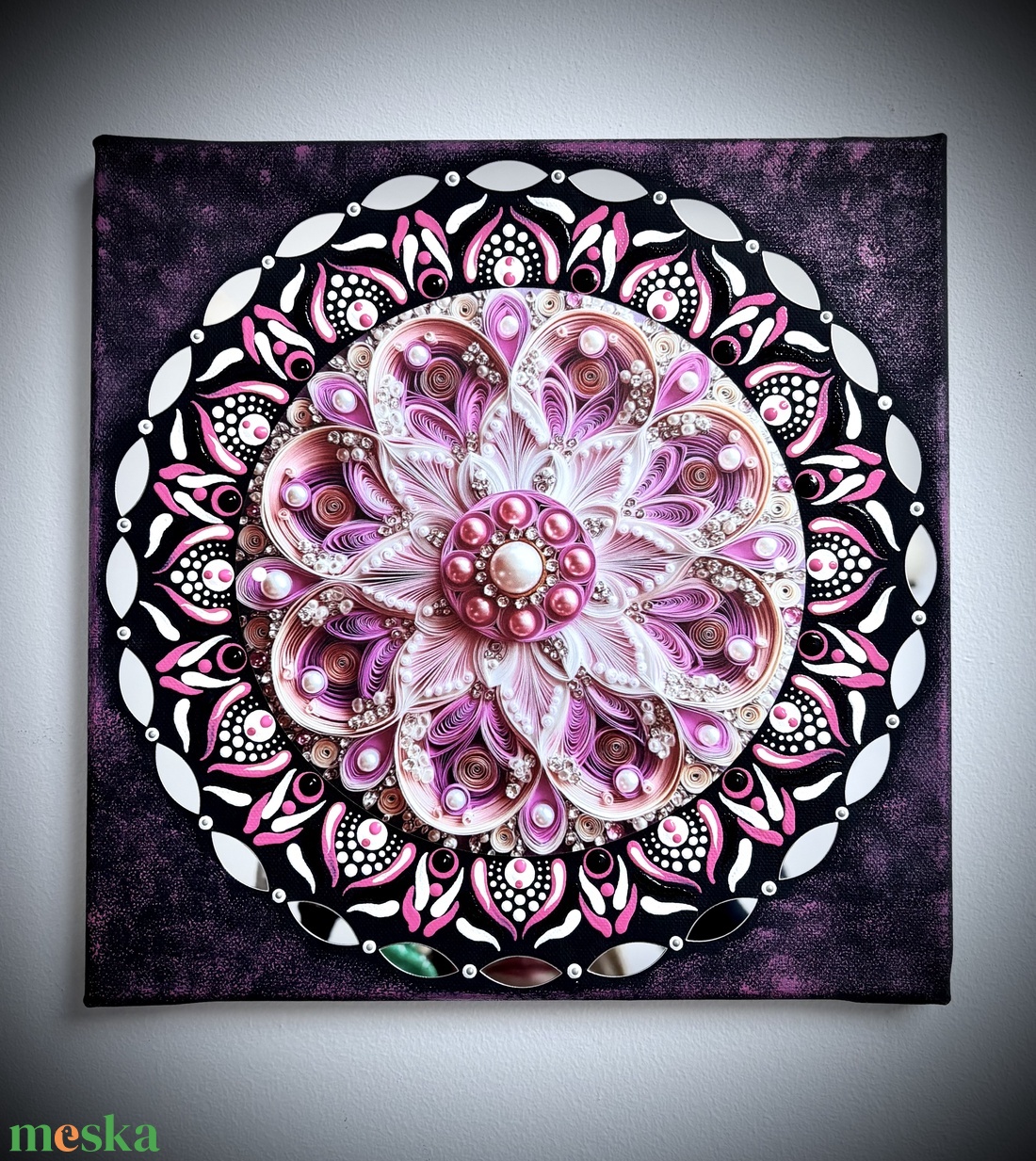 Mandala falikép - dekoráció - otthon & életmód - dekoráció - spiritualitás - mandala - Meska.hu