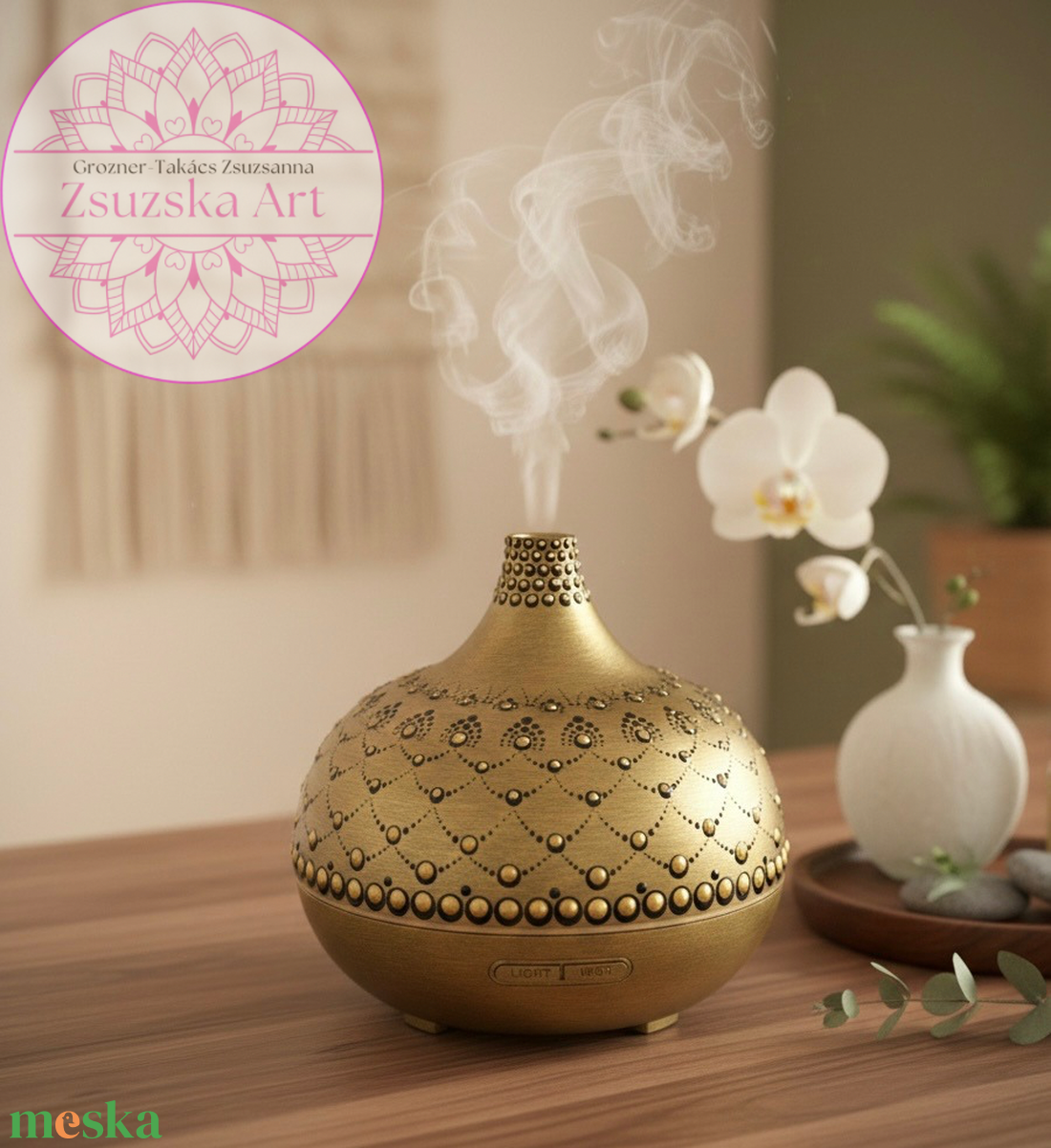 Aromadiffúzor - mandala - otthon & életmód - dekoráció - spiritualitás - mandala - Meska.hu