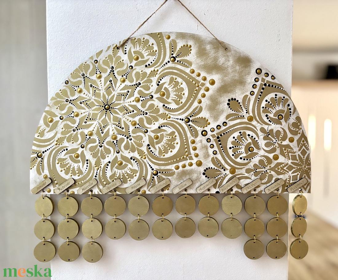 Családi ünnepek falinaptár - otthon & életmód - dekoráció - spiritualitás - mandala - Meska.hu