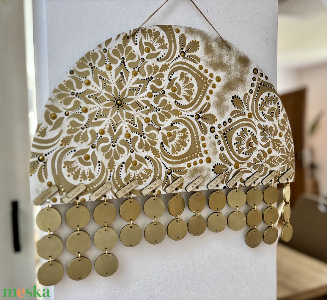 Családi ünnepek falinaptár - otthon & életmód - dekoráció - spiritualitás - mandala - Meska.hu