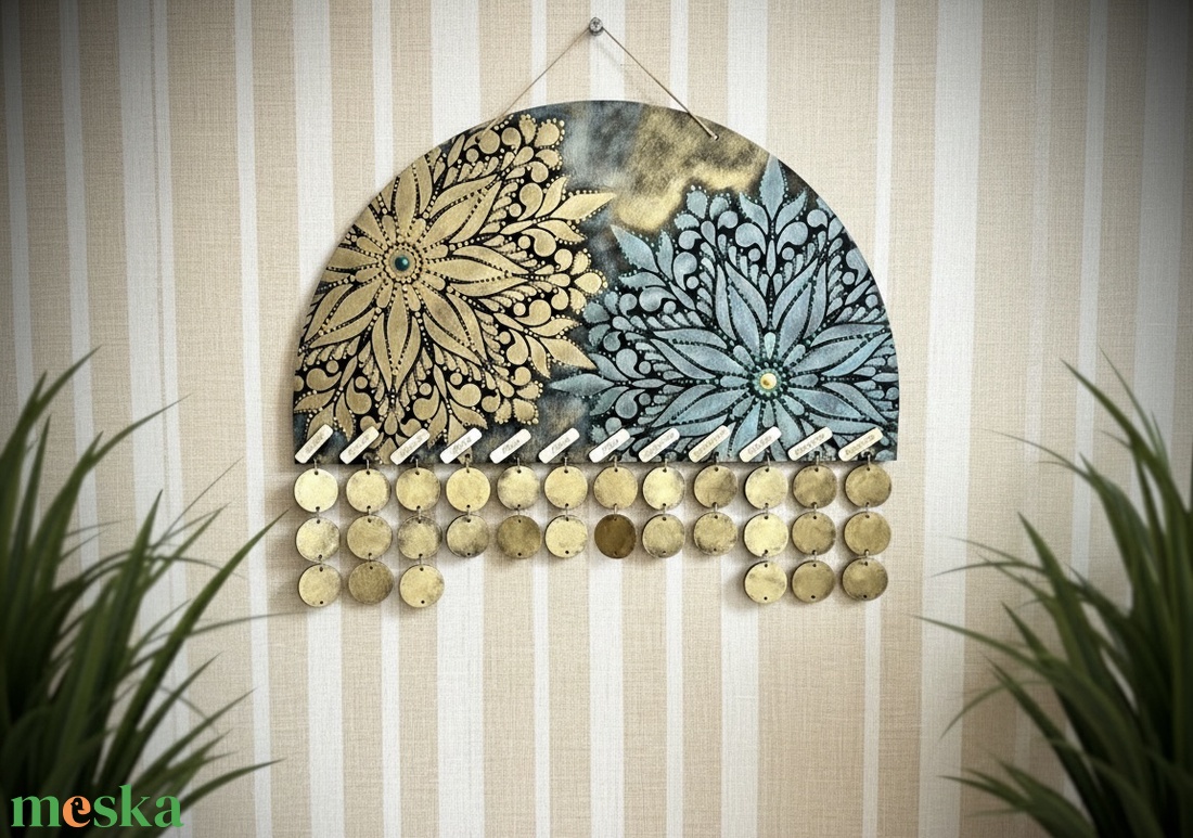 Családi ünnepek falinaptár - otthon & életmód - dekoráció - spiritualitás - mandala - Meska.hu