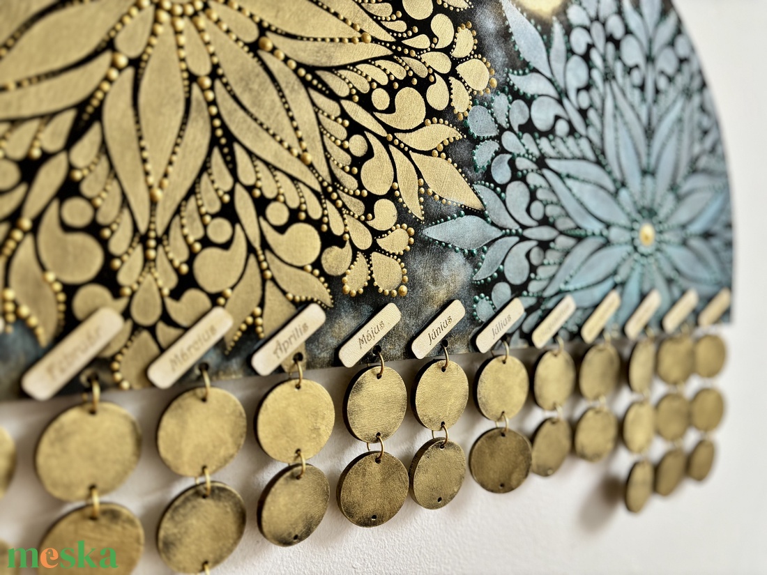 Családi ünnepek falinaptár - otthon & életmód - dekoráció - spiritualitás - mandala - Meska.hu