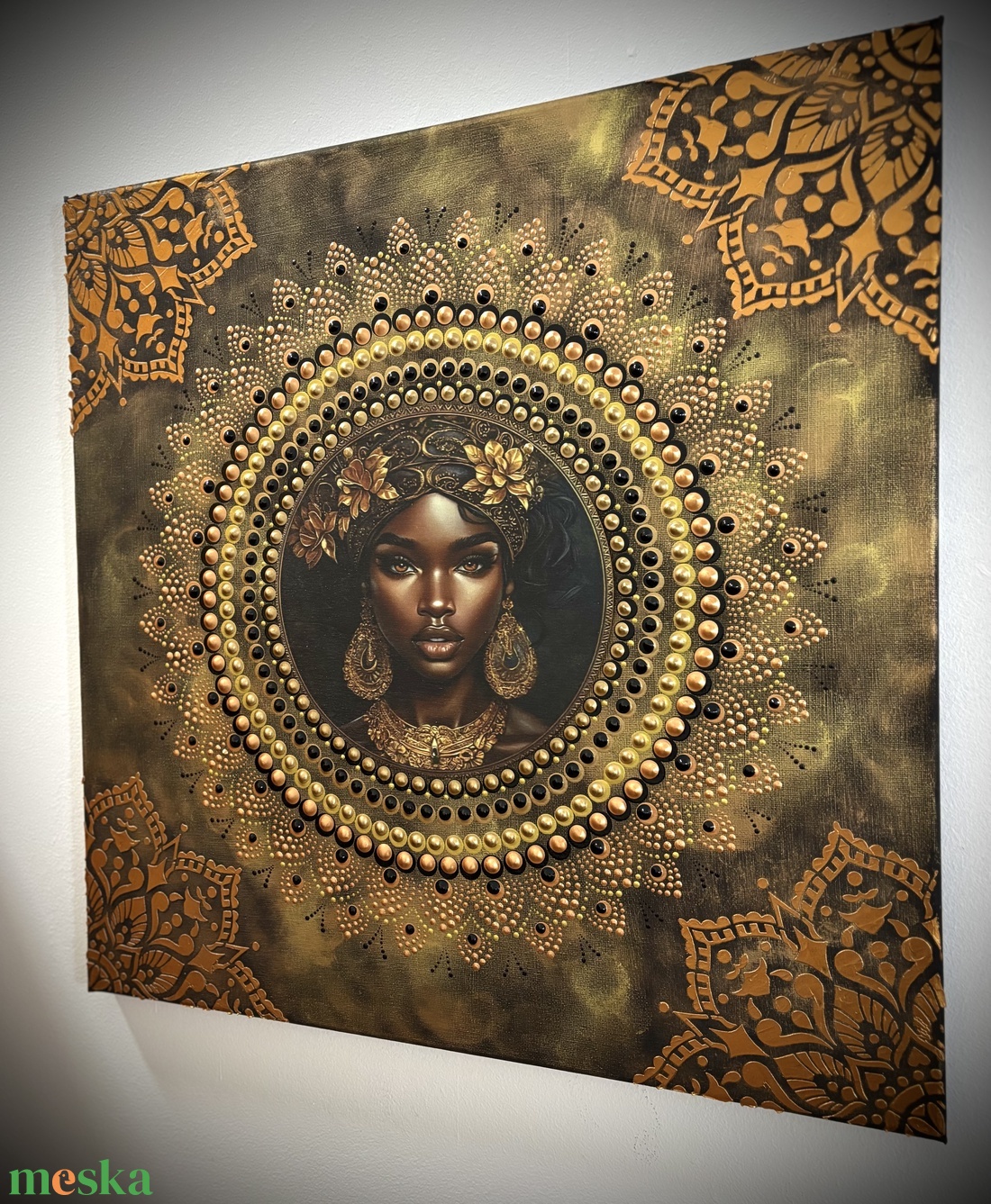 Mandala feszített vászonkép  - otthon & életmód - dekoráció - spiritualitás - mandala - Meska.hu