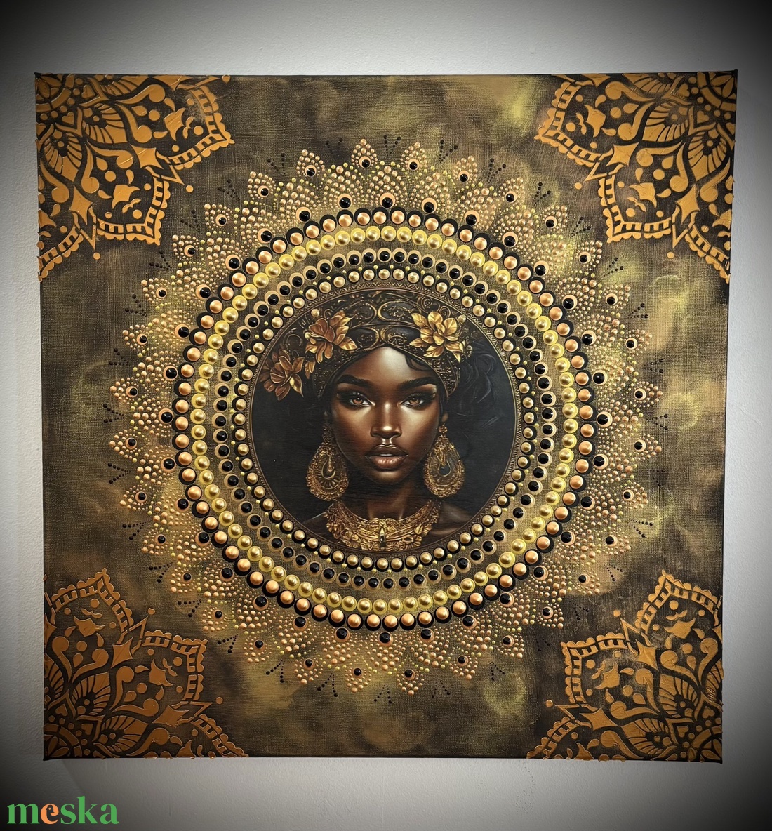 Mandala feszített vászonkép  - otthon & életmód - dekoráció - spiritualitás - mandala - Meska.hu