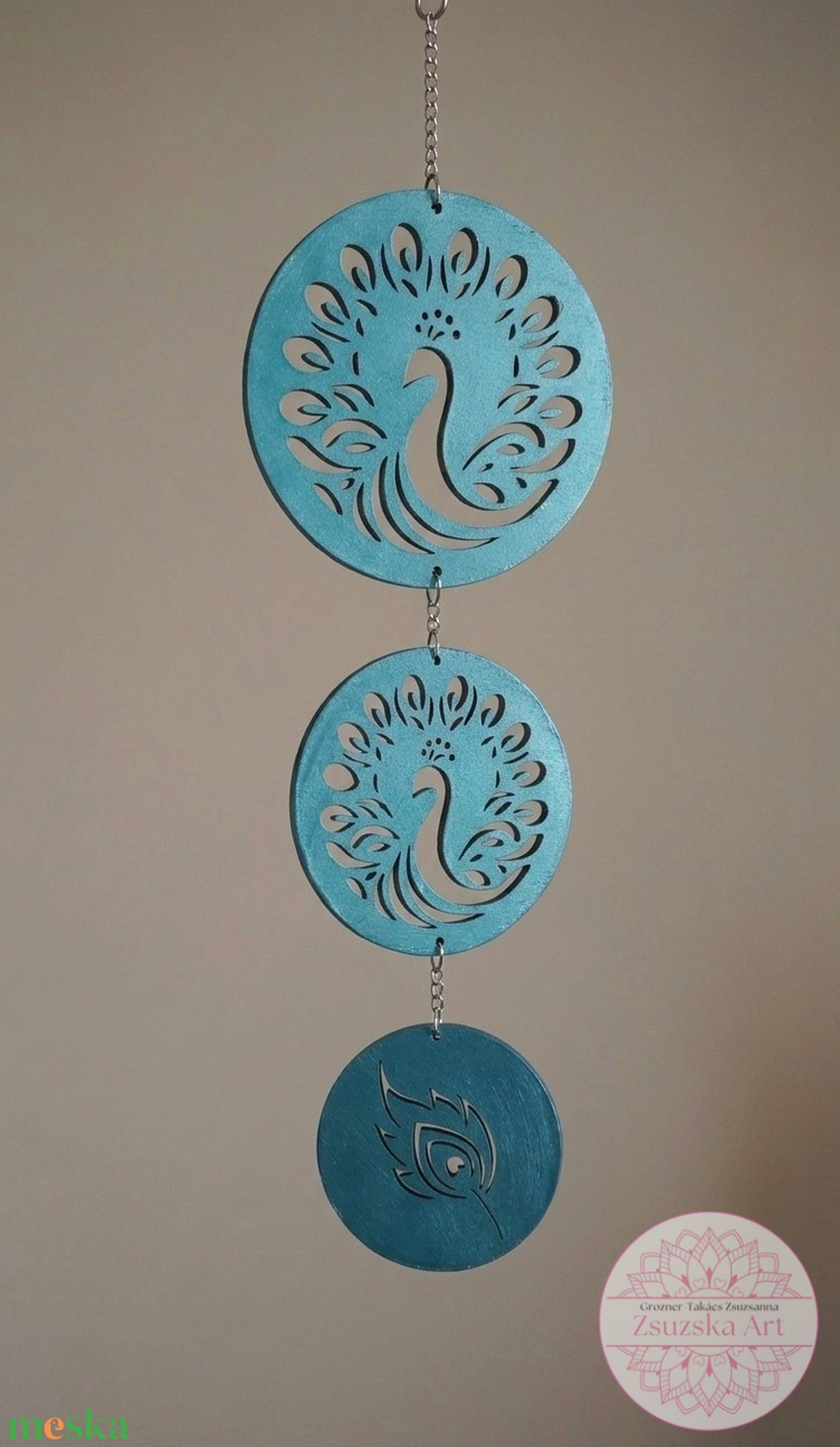 Szélforgó - 30 cm - otthon & életmód - dekoráció - spiritualitás - mandala - Meska.hu