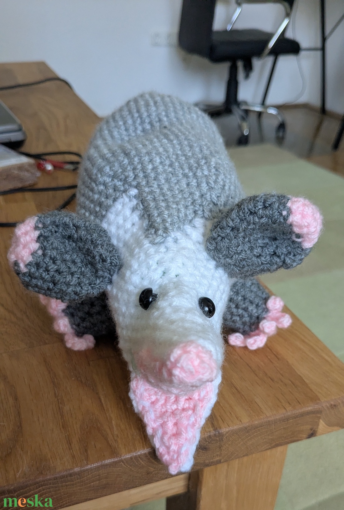 Oposszum zacskótartó - otthon & életmód - konyhafelszerelés, tálalás - konyhai dekoráció - konyhai dísz - Meska.hu