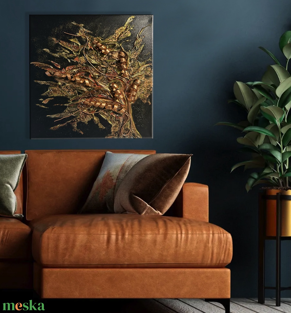 �Tűzvihar - 3D akril festmény - mixed mediaalkotás - művészet - festmény - festmény vegyes technika - Meska.hu