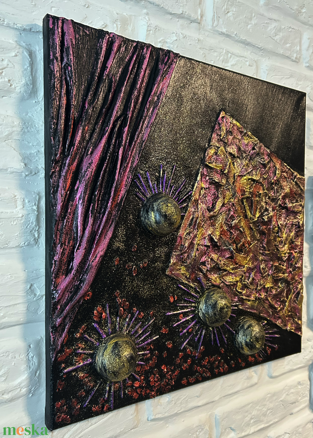 �Cosmic Symphony - 3D akril festmény, relif - művészet - festmény - akril - Meska.hu