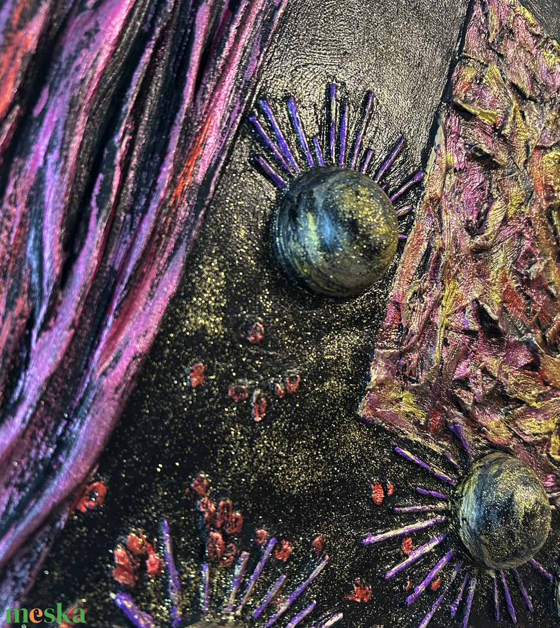 �Cosmic Symphony - 3D akril festmény, relif - művészet - festmény - akril - Meska.hu