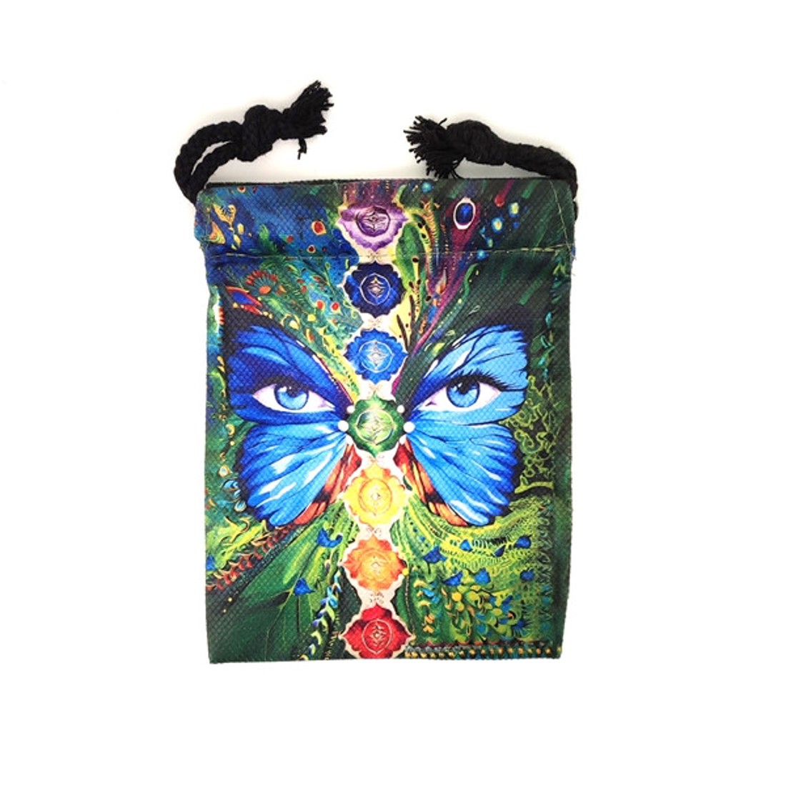 Szivárvány életfa mintás szütyő � textil ajándéktasak 13x18 cm - otthon & életmód - papír, írószer - ajándékozás kellékei - ajándékzsák, csomagolás - Meska.hu