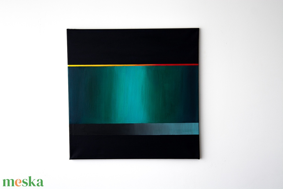 Aurora Borealis 50x50 cm, akril, vászon - művészet - festmény - akril - Meska.hu Aurora Borealis 50x50 cm, akril, vászon - művészet - festmény - akril - Meska.hu
