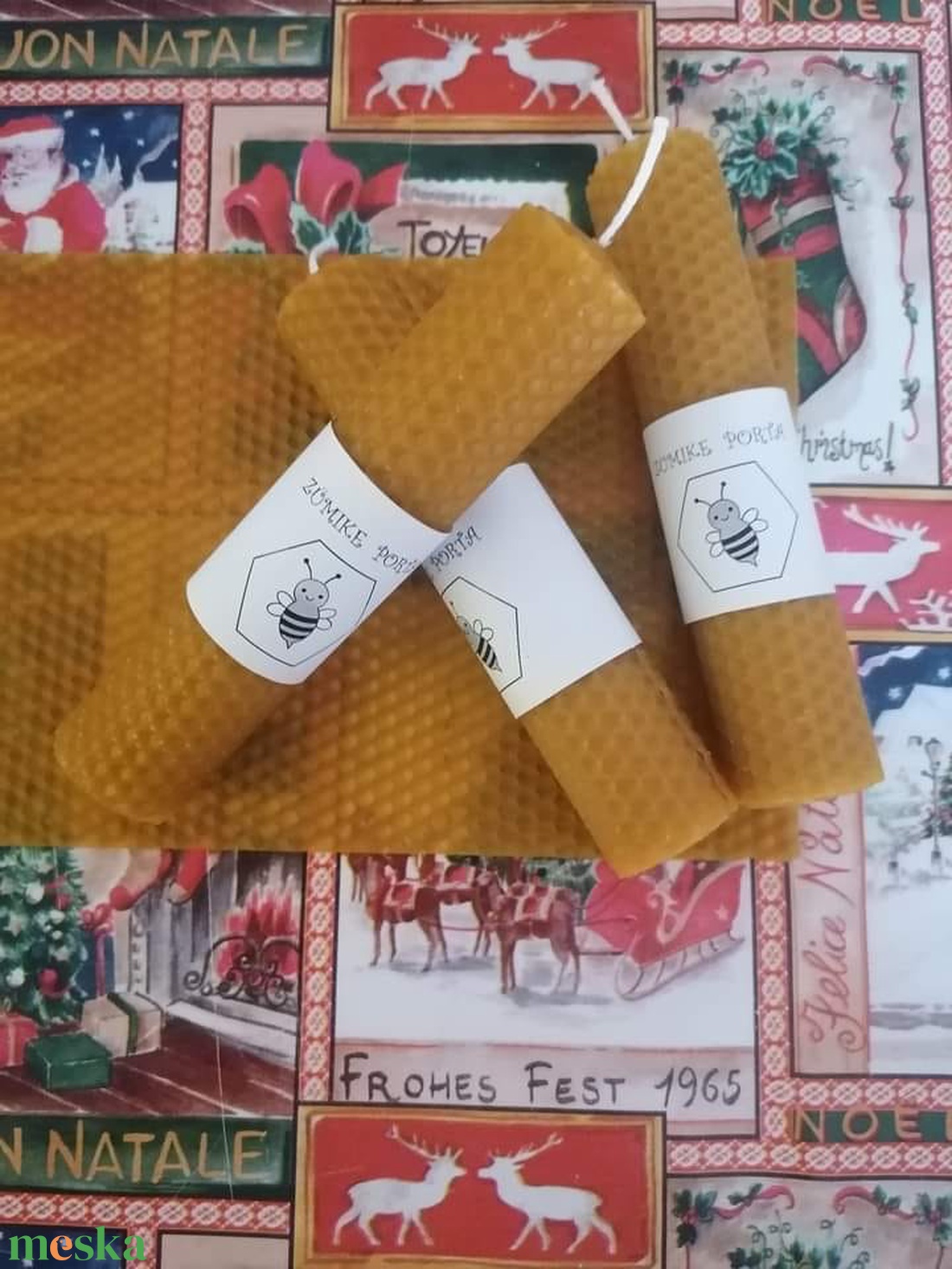 Tekert gyertya - otthon & életmód - gyertya, illat, aroma - gyertya - Meska.hu