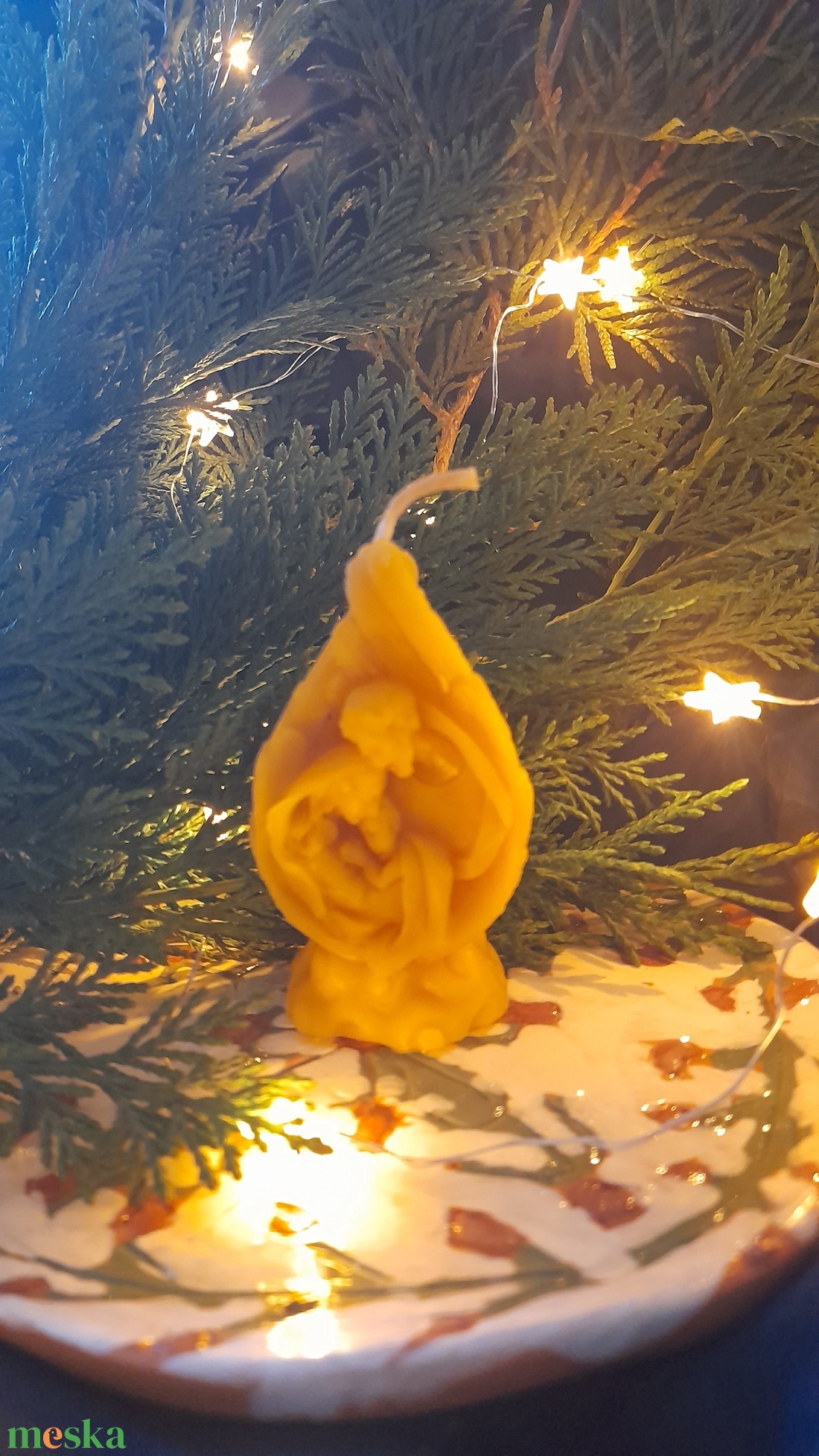 Szent Család gyertya - karácsony - adventi díszek - adventi gyertyadíszek és koszorúdíszek - Meska.hu