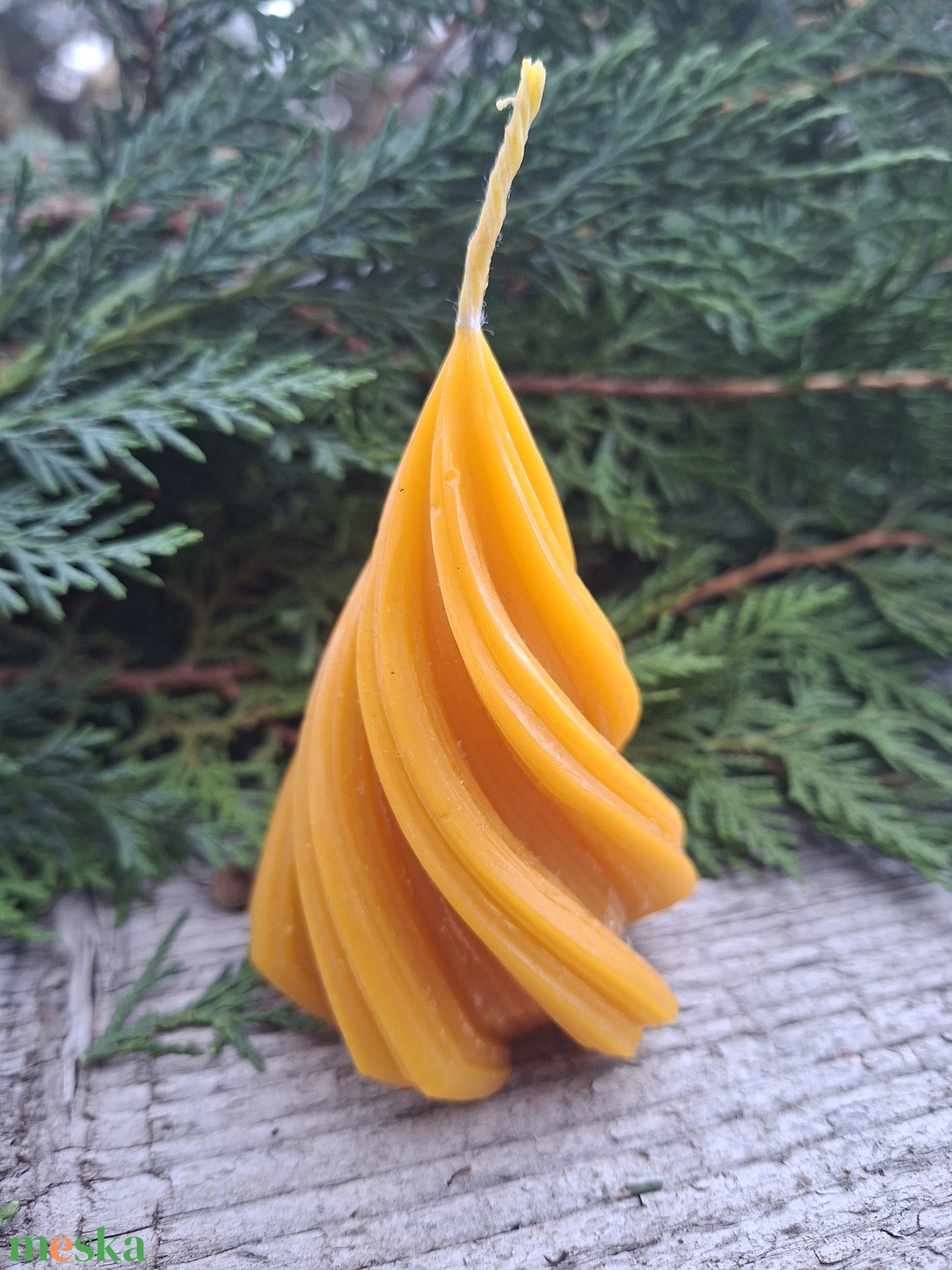 karácsonyfa gyertya - karácsony - adventi díszek - adventi gyertyadíszek és koszorúdíszek - Meska.hu