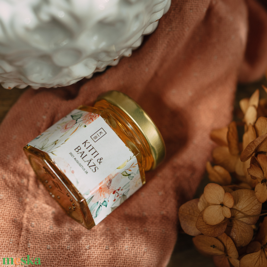 Esküvői köszönetajándék - rose - élelmiszer - méz & propolisz - Meska.hu